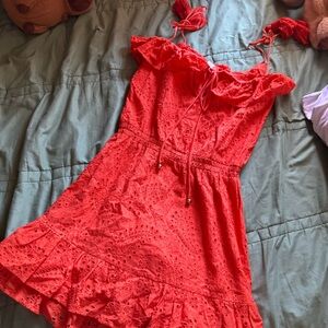 Karina Grimaldi Vibrant Red Kids Dress